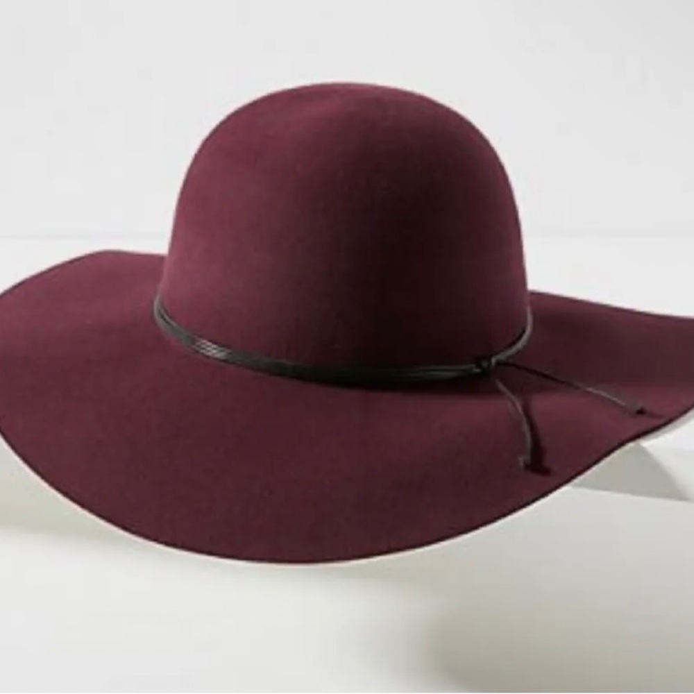 Anthropologie Joanna Felted Wool Floppy Hat NWT